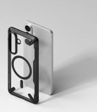 Удароустойчив кейс с MagSafe за Samsung Galaxy S26+ Plus от Ringke Fusion X - Black