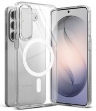 Удароустойчив твърд кейс с MagSafe за Samsung Galaxy S26 от Ringke Fusion Magnetic - Clear