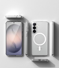 Удароустойчив твърд кейс с MagSafe за Samsung Galaxy S26 от Ringke Fusion Magnetic - Clear