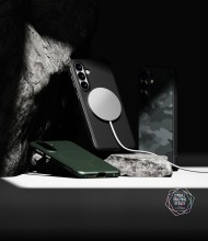 Удароустойчив кейс с MagSafe за Samsung Galaxy S26 от Ringke Onyx Magnetic - Черен