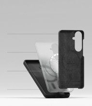 Силиконов кейс с MagSafe за Samsung Galaxy S26 от Ringke Silicone Magnetic - Black