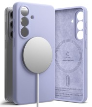 Силиконов кейс с MagSafe за Samsung Galaxy S26 от Ringke Silicone Magnetic - Lavender