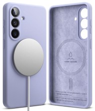 Силиконов кейс с MagSafe за Samsung Galaxy S26 от Ringke Silicone Magnetic - Lavender