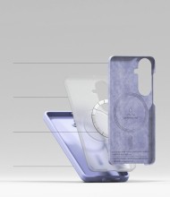 Силиконов кейс с MagSafe за Samsung Galaxy S26 от Ringke Silicone Magnetic - Lavender