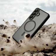 Кейс с MagSafe и защита на камерата за Samsung Galaxy S26+ Plus от Tech-Protect MagCam - Matte Black