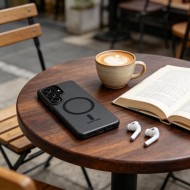 Тънък кейс с MagSafe за Samsung Galaxy S26 Ultra от Tech-Protect MagSlim - Matte Black