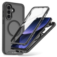360 градусов калъф с MagSafe за Samsung Galaxy A57 5G от Tech-Protect Defense360 - Черен
