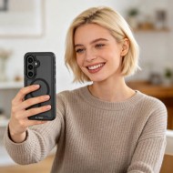 360 градусов калъф с MagSafe за Samsung Galaxy A57 5G от Tech-Protect Defense360 - Черен