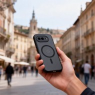Твърд кейс с MagSafe пръстен за Google Pixel 10A от Tech-Protect MagMat - Matte Black