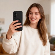 Твърд кейс с MagSafe пръстен за Samsung Galaxy А57 5G от Tech-Protect MagMat - Matte Black
