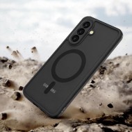Твърд кейс с MagSafe пръстен за Samsung Galaxy А57 5G от Tech-Protect MagMat - Matte Black