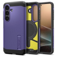 Удароустойчив, твърд кейс с MagSafe за Samsung Galaxy S26+ Plus от Spigen Tough Armor Mag - Ash Violet