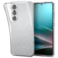 Удароустойчив, силиконов кейс за Samsung Galaxy S26 от Spigen Liquid Crystal - Glitter Crystal