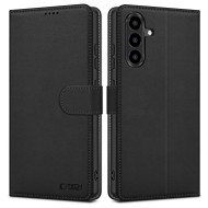 Кожен тефтер за Samsung Galaxy A36 / A56 / A37 5G  от Tech-Protect Wallet - Black
