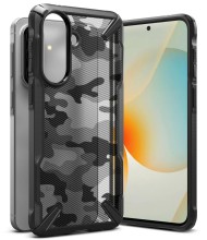 Удароустойчив кейс за Samsung Galaxy A57 5G от Ringke Fusion X - Camo Black