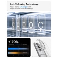 Удароустойчив кейс с MagSafe пръстен за Samsung Galaxy S26 Ultra от Spigen Ultra Hybrid Mag - Clear / White