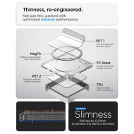 Удароустойчив кейс с MagSafe пръстен за Samsung Galaxy S26 Ultra от Spigen Ultra Hybrid Mag - Clear / White