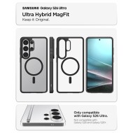 Удароустойчив кейс с MagSafe пръстен за Samsung Galaxy S26 Ultra от Spigen Ultra Hybrid Mag - Matte Black
