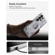 Удароустойчив кейс с MagSafe за Samsung Galaxy S26 Ultra от Spigen Ultra Hybrid - Zero One White