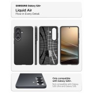 Силиконов кейс за Samsung Galaxy S26+ Plus от Spigen Liquid Air - Matte Black
