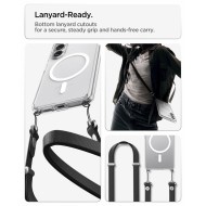 Удароустойчив кейс с MagSafe пръстен за Samsung Galaxy S26+ Plus от Spigen Ultra Hybrid Mag - Clear / White