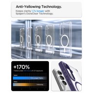 Удароустойчив кейс с MagSafe пръстен за Samsung Galaxy S26+ Plus от Spigen Ultra Hybrid Mag - Deep Purple