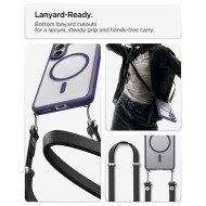 Удароустойчив кейс с MagSafe пръстен за Samsung Galaxy S26+ Plus от Spigen Ultra Hybrid Mag - Deep Purple