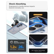 Удароустойчив кейс с MagSafe пръстен за Samsung Galaxy S26+ Plus от Spigen Ultra Hybrid Mag - Light Blue