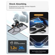 Удароустойчив кейс с MagSafe пръстен за Samsung Galaxy S26+ Plus от Spigen Ultra Hybrid Mag - Matte Black