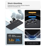 Удароустойчив кейс с MagSafe за Samsung Galaxy S26 от Spigen Nano Pop - Black Sesame