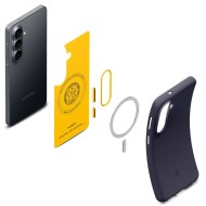 Удароустойчив кейс с MagSafe за Samsung Galaxy S26 от Spigen Nano Pop - Blueberry Navy