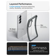 Удароустойчив твърд кейс за Samsung Galaxy S26 от Spigen Ultra Hybrid - Space Crystal