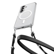 Удароустойчив кейс с MagSafe пръстен за Samsung Galaxy S26 от Spigen Ultra Hybrid Mag - Clear / White
