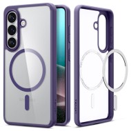Удароустойчив кейс с MagSafe пръстен за Samsung Galaxy S26 от Spigen Ultra Hybrid Mag - Deep Purple
