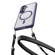 Удароустойчив кейс с MagSafe пръстен за Samsung Galaxy S26 от Spigen Ultra Hybrid Mag - Deep Purple