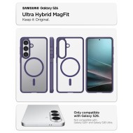 Удароустойчив кейс с MagSafe пръстен за Samsung Galaxy S26 от Spigen Ultra Hybrid Mag - Deep Purple