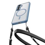 Удароустойчив кейс с MagSafe пръстен за Samsung Galaxy S26 от Spigen Ultra Hybrid Mag - Light Blue