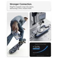 Удароустойчив кейс с MagSafe пръстен за Samsung Galaxy S26 от Spigen Ultra Hybrid Mag - Light Blue