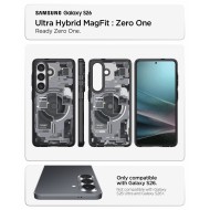 Удароустойчив кейс с MagSafe за Samsung Galaxy S26 от Spigen Ultra Hybrid - Zero One Black