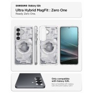 Удароустойчив кейс с MagSafe за Samsung Galaxy S26 от Spigen Ultra Hybrid - Zero One White