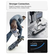 Удароустойчив кейс с MagSafe за Samsung Galaxy S26 от Spigen Ultra Hybrid - Zero One White