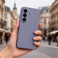 Кожен, активен тефтер за Samsung Galaxy S26 от Tech Protect Smart Wallet - Purple