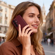 Кожен, активен тефтер за Samsung Galaxy S26 Ultra от Tech Protect Smart Wallet - Mulberry