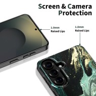 Твърд калъф с MagSafe пръстен за Samsung Galaxy S26 от Tech-Protect Lamano - Verde Aura