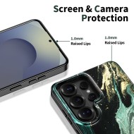 Твърд калъф с MagSafe пръстен за Samsung Galaxy S26 Ultra от Tech-Protect Lamano - Verde Aura