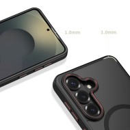 TECH-PROTECT MAGCAM MAGSAFE GALAXY S26+ PLUS MATTE BLACK/RED