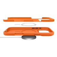 Силиконов кейс с МagSafe за iPhone 17 Pro Max от Spigen Fit - Cosmic Orange