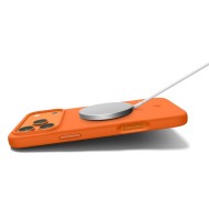Силиконов кейс с МagSafe за iPhone 17 Pro Max от Spigen Fit - Cosmic Orange