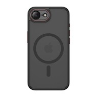 TECH-PROTECT MAGCAM MAGSAFE IPHONE 16E / 17E MATTE BLACK/RED