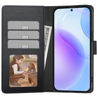 Кожен тефтер за Samsung Galaxy A36 / A56 / A37 5G  от Tech-Protect Wallet - Black